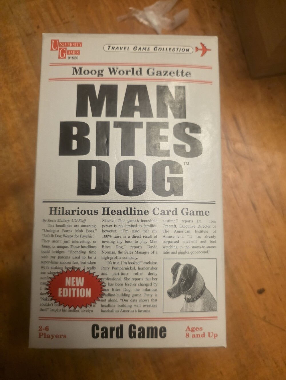 Man Bites Dog Complete Card Game. None Missing.